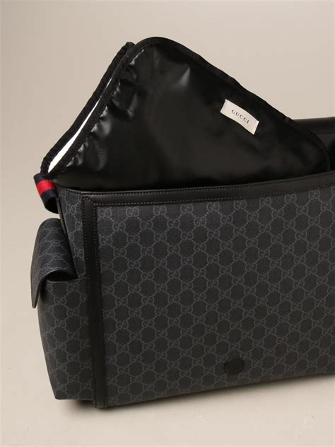 gucci diaper bag black|authentic gucci diaper bag sale.